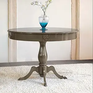 Стол круглый "Бурбон" Оливковый BJ851  купить в интернет магазине Мебель из массива. Звоните +7 495 961-63-63 Столовые