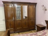 Шкаф 4х дверный "Венеция Люкс" Орех 372  купить в интернет магазине Мебель из массива. Звоните +7 495 961-63-63 Шкафы для одежды из массива дерева