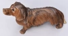 Деревянная фигурка ручной работы "Собака" с натуральной полировкой  